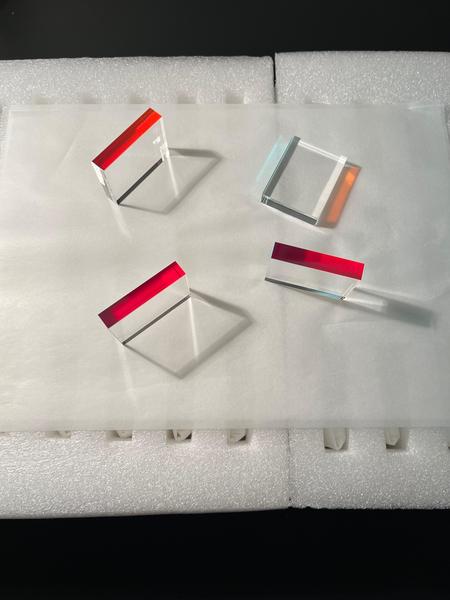 蓝宝石镀膜导光块蓝宝石玻璃